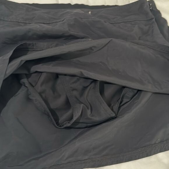 Lands End Womens Plus Size Skort Black 16 - Picture 2 of 7